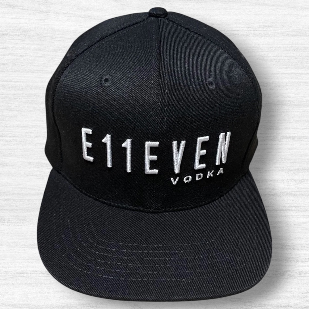 E11EVEN Vodka Snapback Black Hat Eleven Club